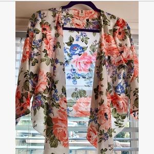 Sheer Floral Jacket
